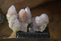 Natural Amethyst Spirit Quartz Clusters x 12 From Boekenhouthoek, South Africa