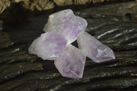 Natural Jacaranda Amethyst Single Crystals x 42 From Mumbwa, Zambia