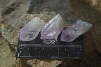 Natural Jacaranda Amethyst Single Crystals x 42 From Mumbwa, Zambia