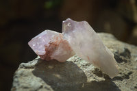 Natural Jacaranda Amethyst Single Crystals x 42 From Mumbwa, Zambia