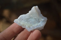 Natural Etched Blue Chalcedony Specimens x 35 From Nsanje, Malawi