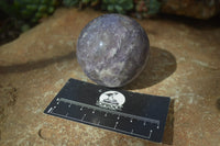 Polished Lepidolite With Rubellite Spheres x 6 From Madagascar