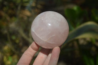 Polished Pink Rose Quartz Spheres x 4 From Ambatondrazaka, Madagascar