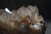 Natural Smokey Quartz Clusters x 4 From Luena, Congo