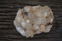 Natural Smokey Quartz Clusters x 4 From Luena, Congo