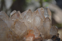 Natural Smokey Quartz Clusters x 4 From Luena, Congo