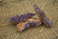 Natural Amethystos Amethyst Plates x 24 From Kwaggafontein, South Africa