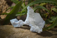 Natural Etched Blue Chalcedony Specimens x 12 From Nsanje, Malawi