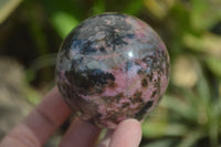 Polished Rhodonite Sphere-Balls x 4 From Ambindavato, Madagascar