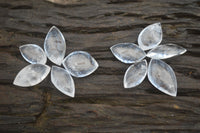 Polished Clear Quartz "Angel Tears" Pendant Pieces x 20 From Madagascar