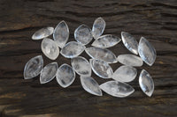 Polished Clear Quartz "Angel Tears" Pendant Pieces x 20 From Madagascar