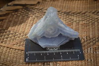 Natural Etched Blue Chalcedony Specimens x 12 From Nsanje, Malawi