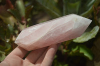 Polished Double Terminated Rose Quartz Crystals x 4 From Madagascar