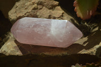 Polished Double Terminated Rose Quartz Crystals x 4 From Madagascar