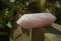 Polished Double Terminated Rose Quartz Crystals x 4 From Madagascar