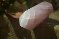 Polished Double Terminated Rose Quartz Crystals x 4 From Madagascar