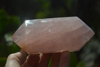 Polished Double Terminated Rose Quartz Crystals x 4 From Madagascar