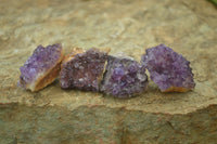 Natural Amethystos Amethyst Specimens x 35 From Kwaggafontein, South Africa