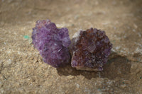 Natural Amethystos Amethyst Specimens x 35 From Kwaggafontein, South Africa