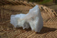 Natural Etched Blue Chalcedony Specimens x  6 From Nsanje, Malawi