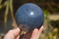 Polished Lazulite Spheres x 2 From Madagascar