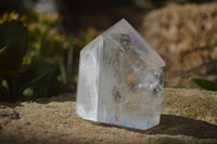 Polished Clear Quartz Points x 4 From Madagascar