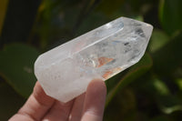 Polished Clear Quartz Points x 4 From Madagascar