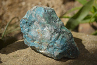 Natural Shattuckite Specimens x 4 From Kaokoveld, Namibia