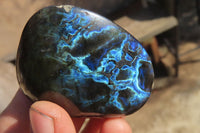 Polished Labradorite Palm Stones x 20 From Tulear, Madagascar