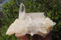 Natural Clear Quartz Clusters x 4 From Ambatofinandrahana, Madagascar