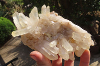 Natural Clear Quartz Clusters x 4 From Ambatofinandrahana, Madagascar