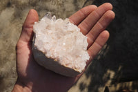 Natural Clear Quartz Clusters x 4 From Ambatofinandrahana, Madagascar