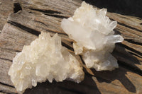 Natural Clear Quartz Clusters x 4 From Ambatofinandrahana, Madagascar