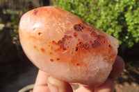 Polished Carnelian Standing Free Forms x 4 From Madagascar