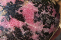 Polished Rhodonite Hearts x 3 From Ambindavato, Madagascar