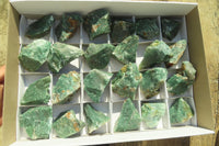 Natural Jade Cobbed Specimens x 24 From Swaziland