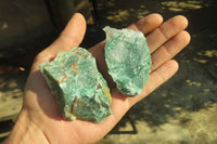 Natural Jade Cobbed Specimens x 24 From Swaziland