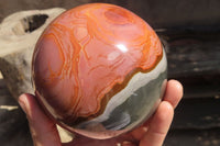 Polished Polychrome Jasper Sphere x 1 From Madagascar