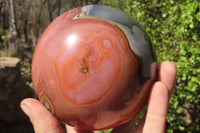 Polished Polychrome Jasper Sphere x 1 From Madagascar