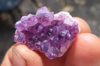 Natural Amethystos Amethyst Specimens x 35 From Kwaggafontein, South Africa