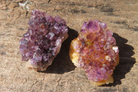 Natural Amethystos Amethyst Specimens x 35 From Kwaggafontein, South Africa