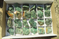 Natural Jade Cobbed Specimens x 24 From Swaziland