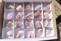 Natural Ametrine Spirit Quartz Crystals x 20 From Boekenhouthoek, South Africa