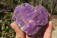 Natural Metallic Purpurite Cobbed Specimens x 6 From Erongo, Namibia