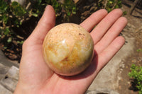 Polished Feldspar In Quartz Spheres x 6 From Kings Ranch, Zimbabwe