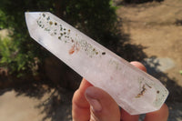 Polished Clear Quartz Points x 6 From Madagascar