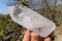 Polished Clear Quartz Points x 6 From Madagascar