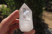 Polished Clear Quartz Points x 6 From Madagascar