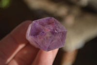 Natural Jacaranda Amethyst Single Crystals x 35 From Zambia