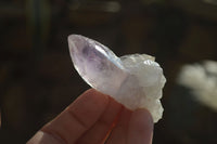 Natural Jacaranda Amethyst Single Crystals x 35 From Zambia